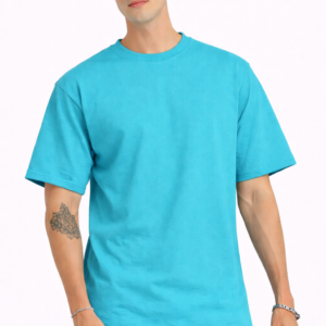 100 % Cotton 210-220 Streatwear Biowashed Cotton Sinker Oversized Tshirt
